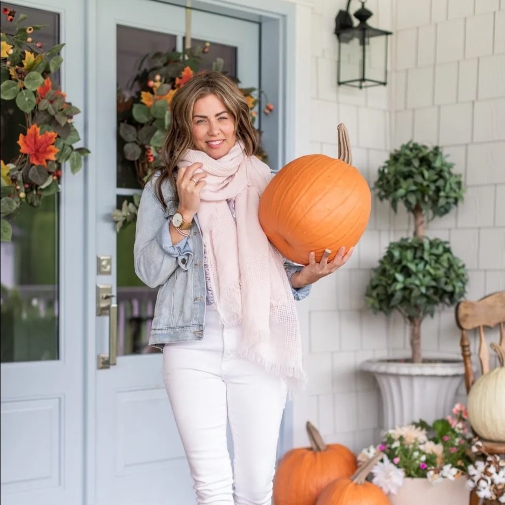 Jackson Rowe olive scarf x Jillian Harris